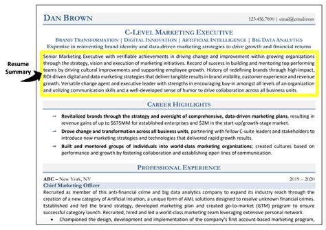 27 Great Resume Summary Examples to Get Hired.